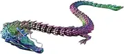 3.d Printed Dragon, Articulated Dragon 3.d Printed, Articulated 3.d Printed Dragon with Flexible Joint,Animal Figurines, 3.d Printing Stuff, Home Decor, Dragon Models for Boys, Girls, Adults