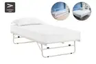 Shangri-La Seattle Pull out Trundle Bed (White, Single), Kids Beds and Frames,