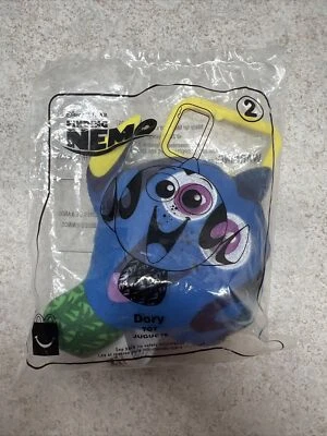 2020 McDonalds Disney Pixar Finding Nemo KidsToy #2 Dory Plush Key Chain NIP