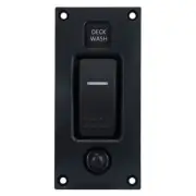 Switch Panel Deck Wash On/Off 12/24V 20/10Amp