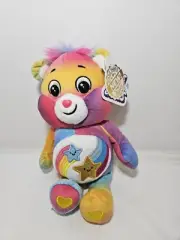 Care Bears Unlock The Magic 10” Dare To Care Bear Plush Bean Stuffed Animal 2022
