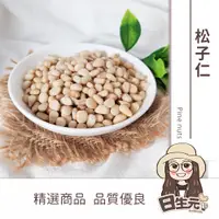 在飛比找蝦皮購物優惠-松子仁 4A 100g 批發【附發票｜日生元】 生 松子 大