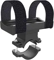 Bike Flashlight Bracket for Mountain Bikes Accessory for Stopwatch Headlight and Camera Efficient Space Utilization Durable Black Design