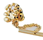 Mens Nugget CZ Tie Tack Handsome tie tac 18kt yellow gold fine quality New