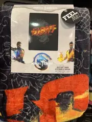 MORTAL KOMBST SUPER PLUSH THROW. BRAND NEW. 46 Inch X 60 Inch