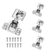 4 Pack 2 Pairs Soft Close Cabinet Hinges 1/2 inch Overlay Kitchen Cabinet Har...
