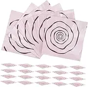 STOBAZA 100pcs Candy Wrappers for Chocolate Aluminum Foil Sheets for Securely Packaging Sweets Easy to Use Moisture Resistant for Home Shops and Parties