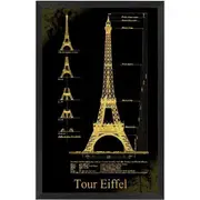Eiffel Tower Poster Framed
