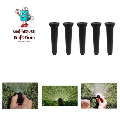 VAN 5-Pack - 6" Pop-up Professional Sprinkler 9" Body Length! - Adjustable Pa...