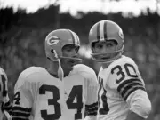 Don Chandler And Chuck Mercein Green Bay Packers 1968 Nfl OLD PHOTO
