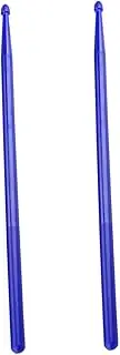 YARNOW 1 Pair Nylon Drum Sticks with Slip Handles Long Handled Percussion Instruments for Beginners Professionals for Drum Blue