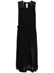 [sacai] Chalk Stripe Glencheck Dress
