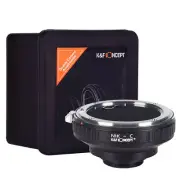 New K&F Concept Adapter for Nikon F (Ais D) Mount Lens to C Mount Cine Camera