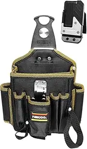 MYCENSE Tool Pouch with Belt Clip with Multi Pocket Fast Installation Organizer, Waist Tool Bag for Electrician, Technician Carpenter