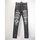 Amiri Q:2 / Bandana Thrasher Jeans in Grey BNWT 38