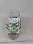 Set of 2 Smart Design Stackable Clear Refrigerator Storage Bin 5" x 5" x 16"