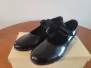 Bloch Annie Tyette S0350L Tap Dance Shoes Women's Size Black Patent NEW in Box