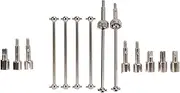 RC Metal CVD Drive Shaft, RC CVD Drive Shaft Kit Upgrade Part Metal with Joint Cup Dog Bone, Cvd Drive Shaft Kit Steel for 144001 1/14 RC Car RC Car Rotor Shafts RC Car Truck Buggy Replacement