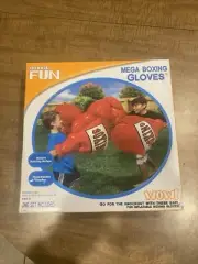 NEW Kids Inflatable Mega Boxing Gloves Red
