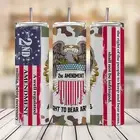 20 oz. tumbler, Stainless Steel, Sublimation Design, 2nd Amendment