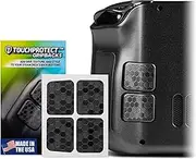 TouchProtect GripBacks - Steam Deck Back Button Enhancement . Add More Grip and Control to your Deck! (Hex - Black)
