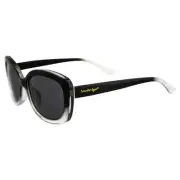 Cliff Weil Islander Eyes Dominica Polarized Sunglasses Black Clear w/ Smoke Lens