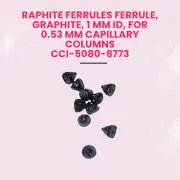 Graphite Ferrules Ferrule, graphite, Eqt to agilent 5080-8773 , 10/pk