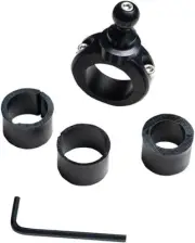 Techmount Handlebar Accessories Mount Kit - Black Handlebar Mount 5-30912