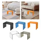 Acrylic Step Stool for Kids Shower Stool for Bedside Apartment Kitchen