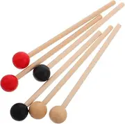 LIGIGWASH Musical Instrument Hammer Set 3 Pairs of Boys and Girls Drumsticks for Xylophone Taiko and Percussion Instruments