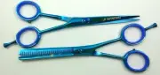 6" Pro Hair CUTTING+THINNING Set Barber Scissors Shears Titanium Razor Sharp