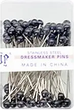 Garment Needles, Straight Needles: Pen Positioning for Sewing and Cutting | Colorful Pearl Quilting Needles with Box and Ball Heads for Positioning