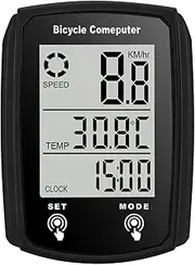 Bike Computer, Automatic Cycling Speed, Bike Speedometer, Biking Wireless Bike, Bike Control Panel, Wireless Odometer for Bicycle Cycle