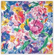[Yoogain] Spring Flowers flower Orchid Peonies silk scarf pashminas fashion silk scarf gifts for women for christmas scarf bufandas para mujer para frio, Spring Flowers Flower Orchid Peonies