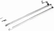 Towel Rail Double Layers Telescopic Towel Rail Stainless Steel Towel Organiser Hanging Over The Door Towel Holder No Drilling for Kitchen and Bathroom
