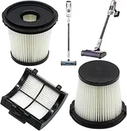 [Aolleteau] HEPA Filters Compatible with Shark IW3511 Detect Pro Auto-Empty System, Also Compatible with Shark IW1111 Detect Pro Cordless Stick Vacuum, 1 Pack Back HEPA Filter and 2 Pack PreFilters