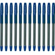 NEW 12x Pilot BPS-GP Ballpoint Pen Extra Broad 1.6mm Blue Box