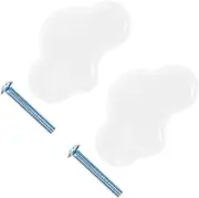 MERRYHAPY 1 Set Clouds Hold Hands Wardrobe Handle Cabinet Door Handle Furniture Accessory Knob for Child Room Drawer Knob Cabinet Handle Dresser Cloud Pull Knob Household Door Knob
