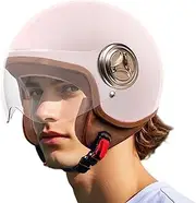 Helmets for Adults | Open Face Half Bicycles Helmet | Motorcycle Protective Gear for Snowboarding Skiing Street Riding Moped Electric Scooter Mountain Racing