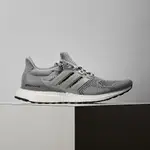 ADIDAS ULTRABOOST 男 灰白 襪套式 運動 休閒 透氣 慢跑鞋 S77510