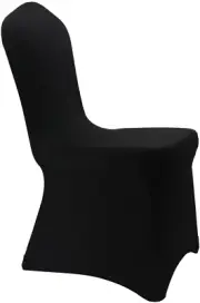 Black Stretch Spandex Chair Covers Wedding - 50 PCS Banquet Events Party Univers