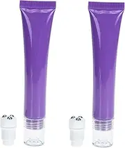 VALICLUD 2Pcs Essential Oil Tube Roller Bottles Empty Cosmetics Container for Eye and Face Refillable Storage Holder for Gel Dispensing