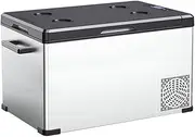 30L Portable Car Fridge & Freezer, 12V/24V/220V, for Car, Truck, Caravan, Camping, Home, Aluminium liner, Fast cooling, frozen your food up to -20 degrees
