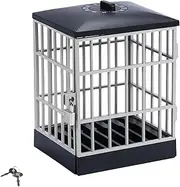 MagiDeal Smartphone Lock Box with, Phone Jail Prison Box for, Black Gray