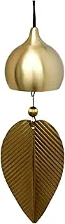 Hanging Wind Chimes， Copper Wind Chimes with Leaf Hammer Metal Small Bells Wind Chimes Fengshui Bell Decorative Bell Ornament for Festival Decoration Wind Chimes