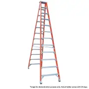 Indalex Double Sided Fibreglass 14 Step Ladder 4.3m
