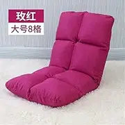 ZLYTQZHGBHD Japanese Lazy Sofa，Tatami Foldable Single Bed (Color : Silver)