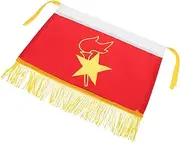 Abaodam Referee Snare Drum Flag Small Colored Handheld Flag for School Band Outdoor Events Weather Resistant Bright Colors for Special Patrol Performance and Classroom Decoration