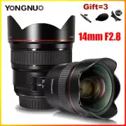 Yongnuo YN14mm F2.8 MF/AF Lens for Canon EF 700D 80D Nikon F D7100 D5300 Camera