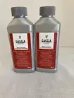 2 Two Bottles of Gaggia Milano Decalcifier For Exspess Coffee Machines